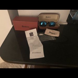 Illesteva Leonard Blue Mirror Sunglasses